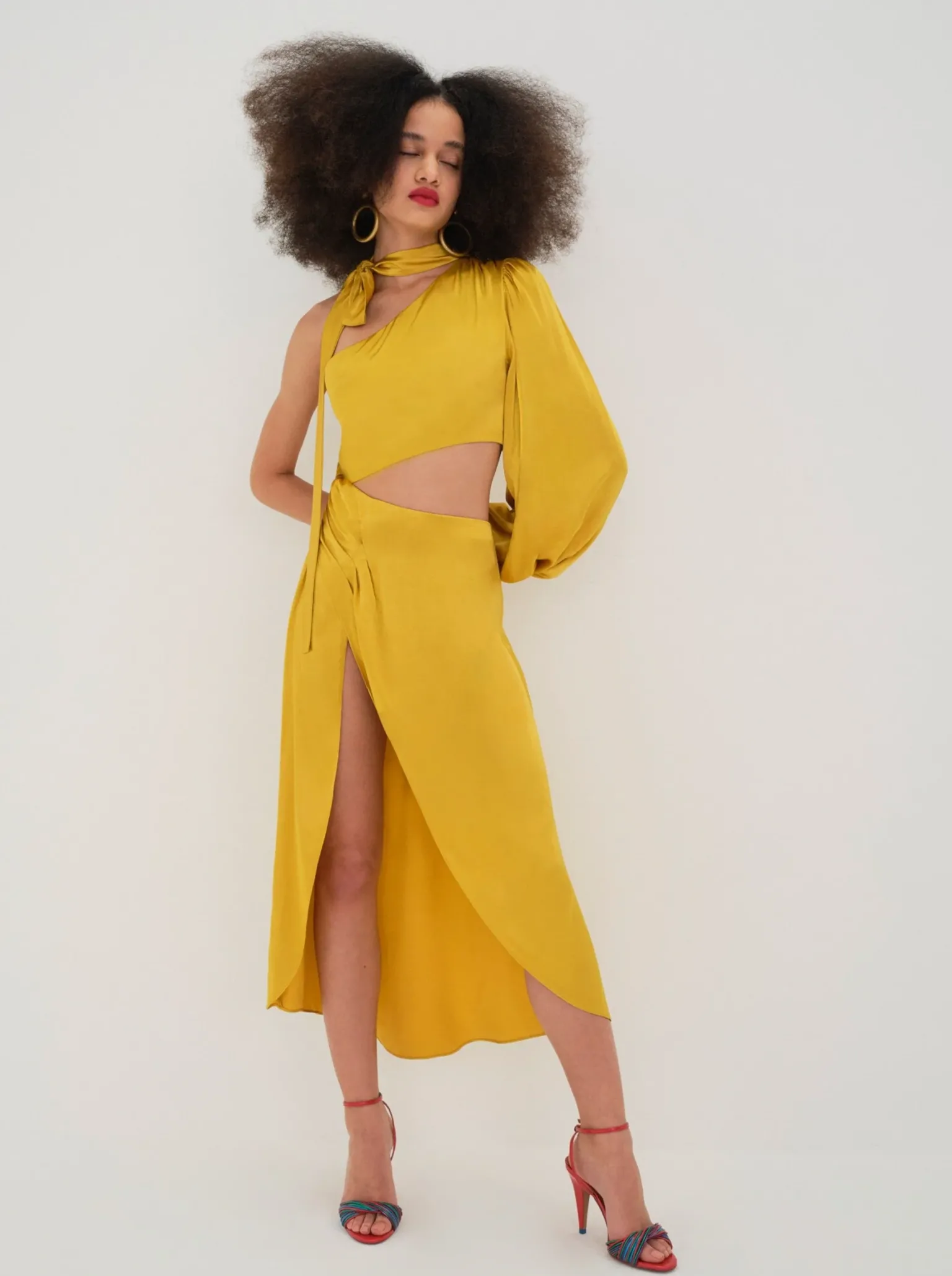 mila_midi_dress_0.webp New For Love & Lemons Mila Midi Dress Gold