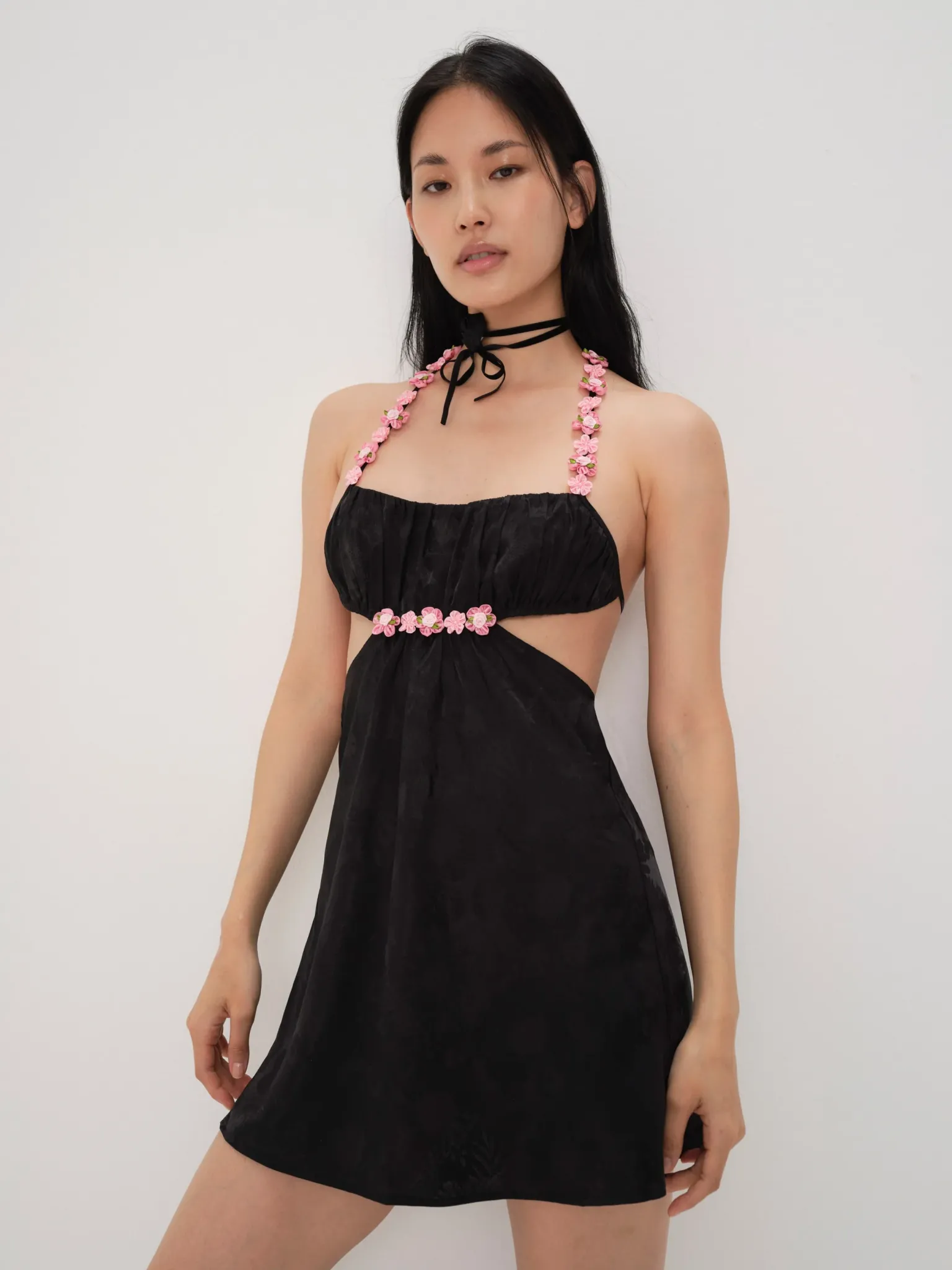 millie_slip_dress_2.webp Outlet For Love & Lemons Millie Slip Dress Black