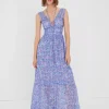 Shop For Love & Lemons Mindy Maxi Dress Purple