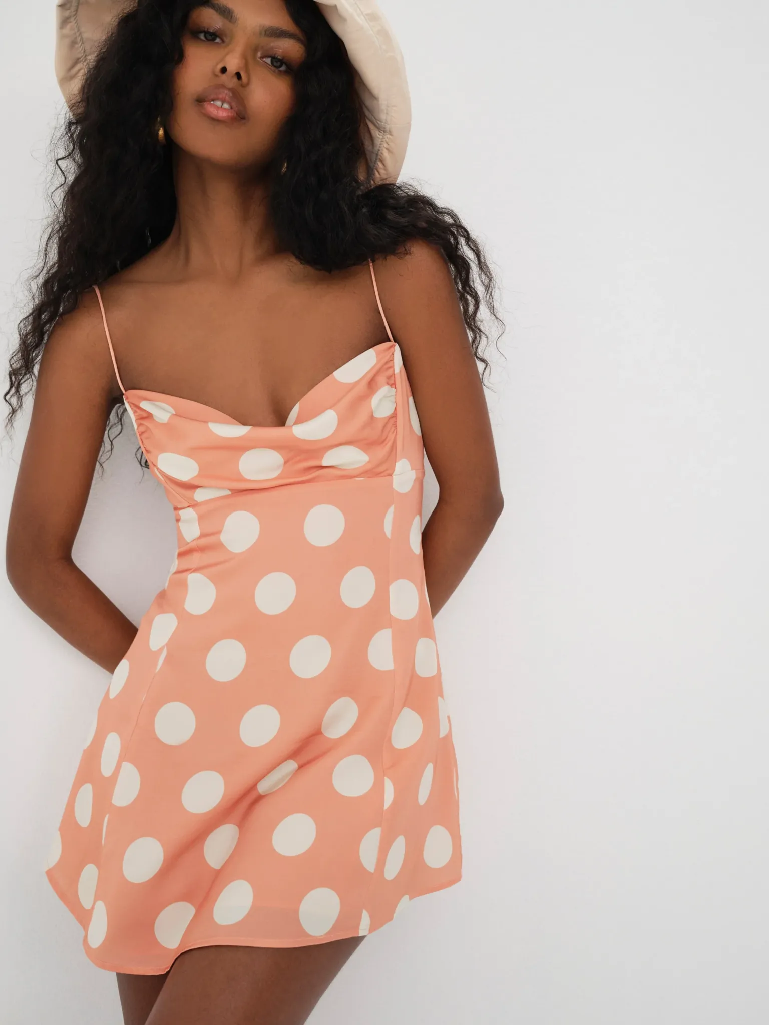 mirabelle_mini_dress_1.webp New For Love & Lemons Mirabelle Mini Dress Orange