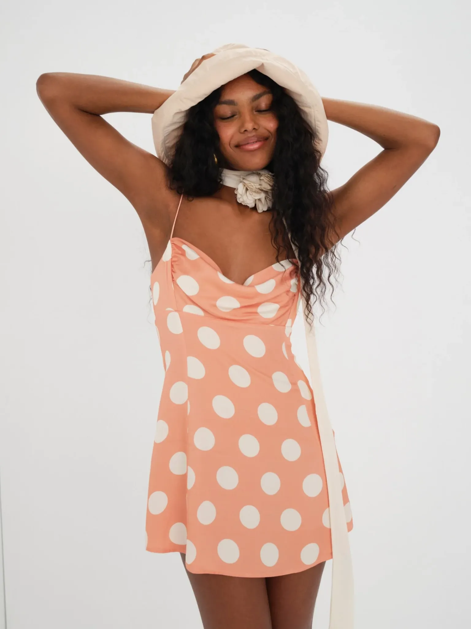 mirabelle_mini_dress_2.webp New For Love & Lemons Mirabelle Mini Dress Orange