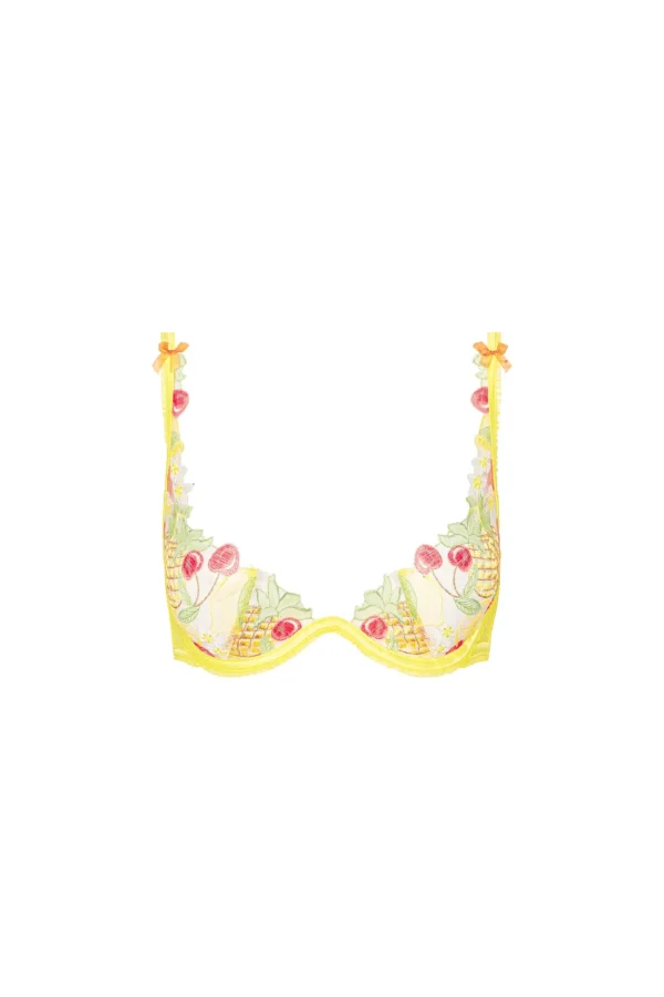 Sale For Love & Lemons Mirabelle Underwire Bra Yellow