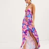 Store For Love & Lemons Natasha Maxi Dress Purple