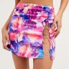 Sale For Love & Lemons Natasha Mini Skirt Purple