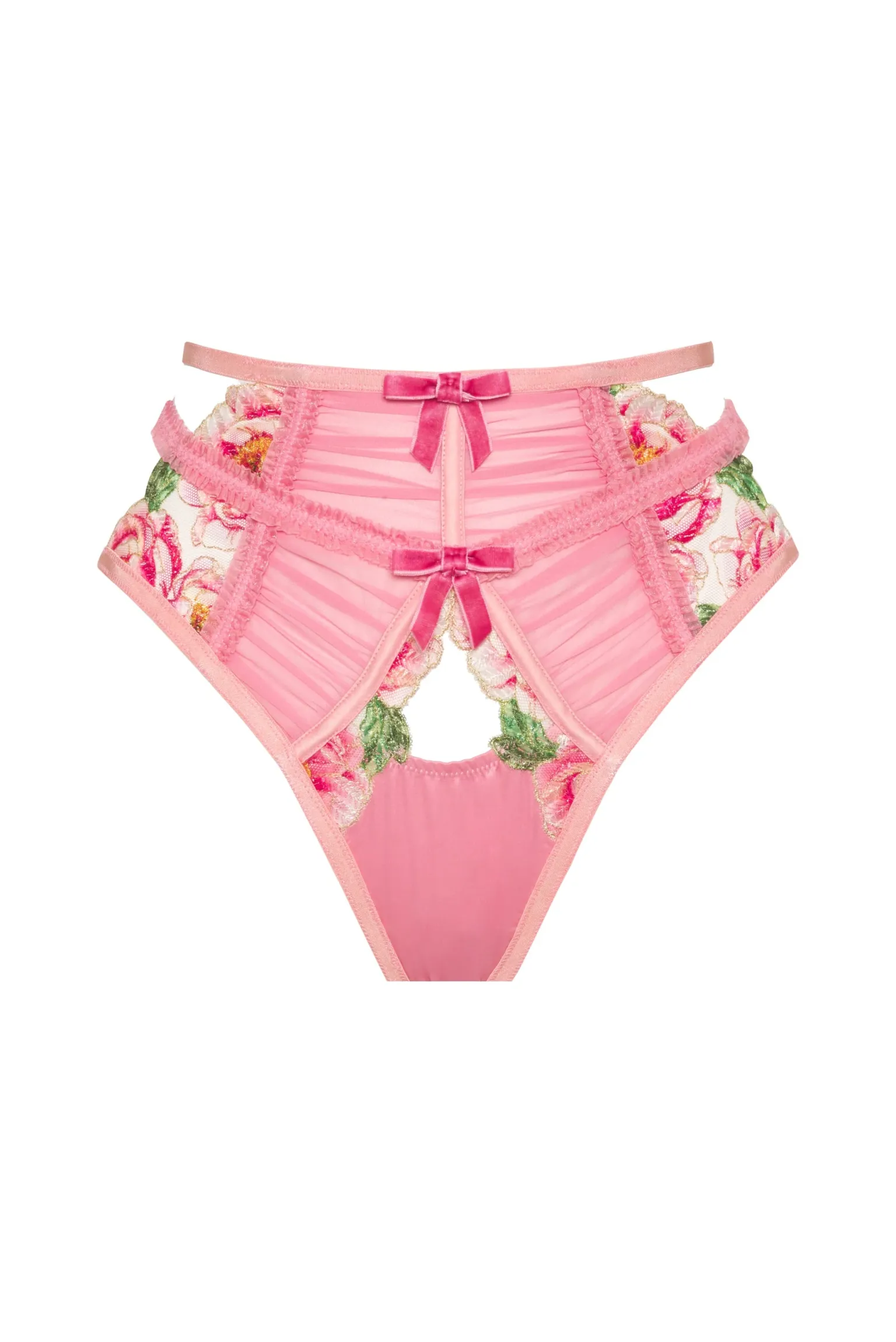needle_point_roses_cheeky_4.webp Best For Love & Lemons Needle Point Roses Cheeky Panty Pink