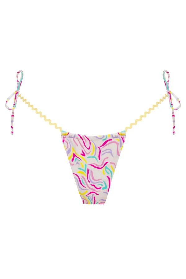 New For Love & Lemons Noah String Bikini Bottom White