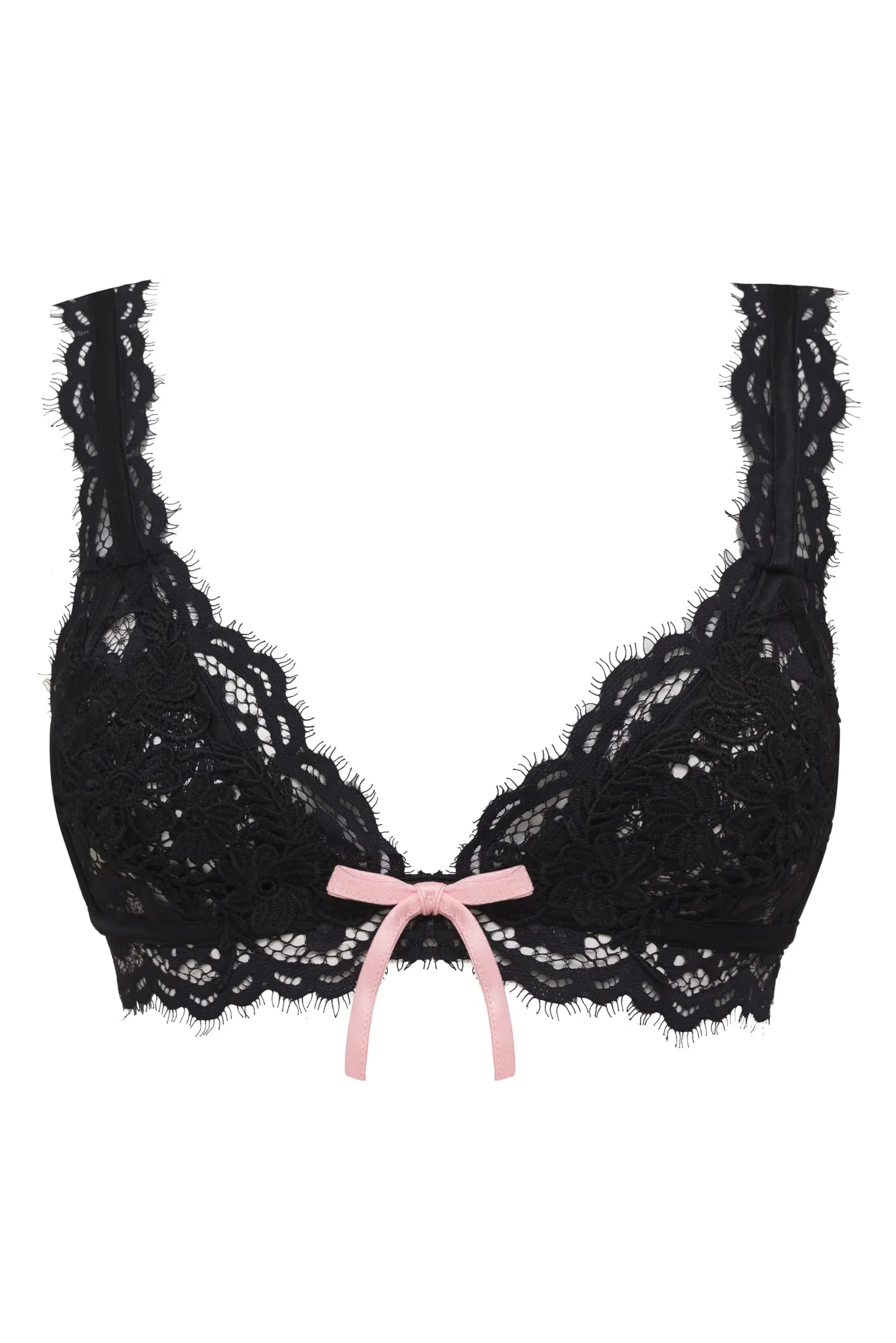 noelle_lace_bra_7.webp Shop For Love & Lemons Noelle Lace Bra Black