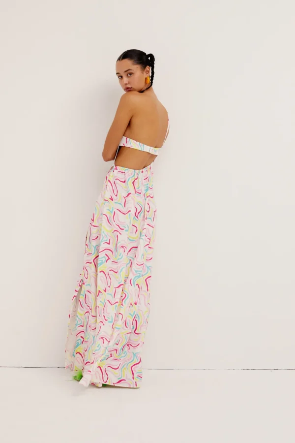 Flash Sale For Love & Lemons Palmer Maxi Dress White