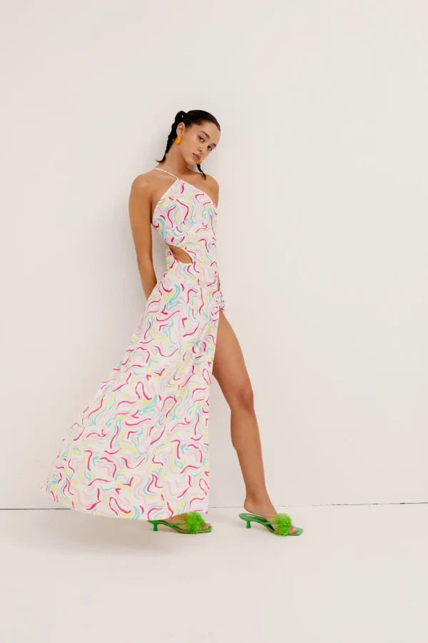 Flash Sale For Love & Lemons Palmer Maxi Dress White