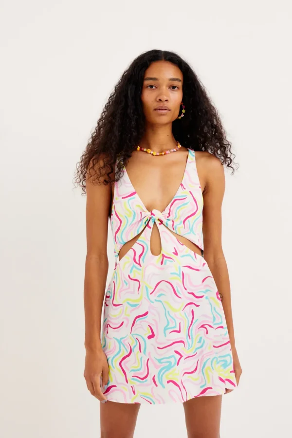Outlet For Love & Lemons Palmer Mini Dress White