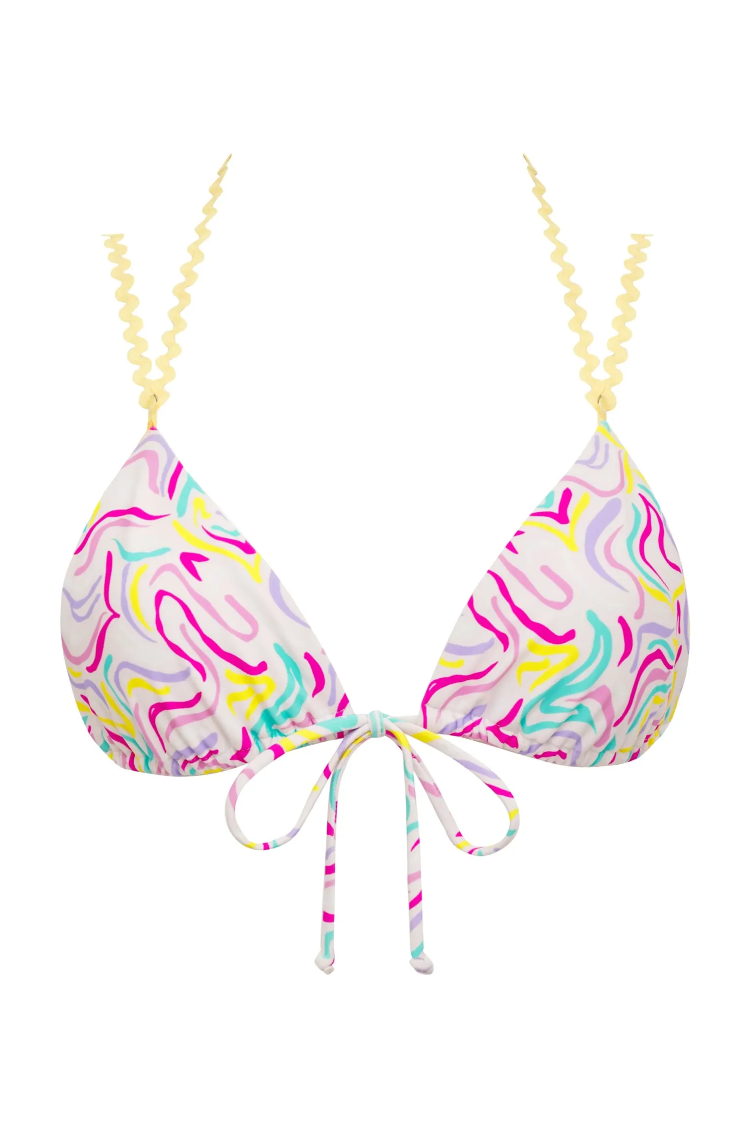 palmer_triangle_bikini_to_4.webp Clearance For Love & Lemons Palmer Triangle Bikini Top White