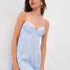 Cheap For Love & Lemons Paloma Slip Dress Blue
