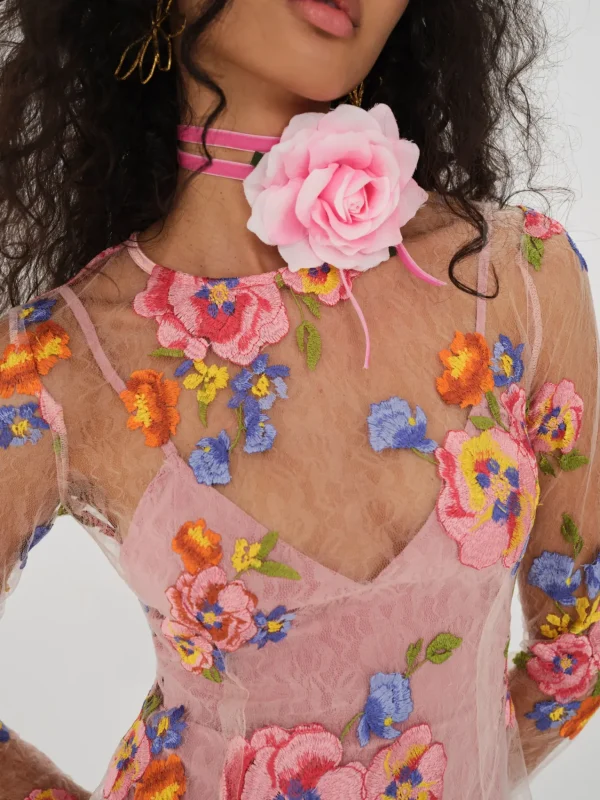 Sale For Love & Lemons Percy Mini Dress Multi