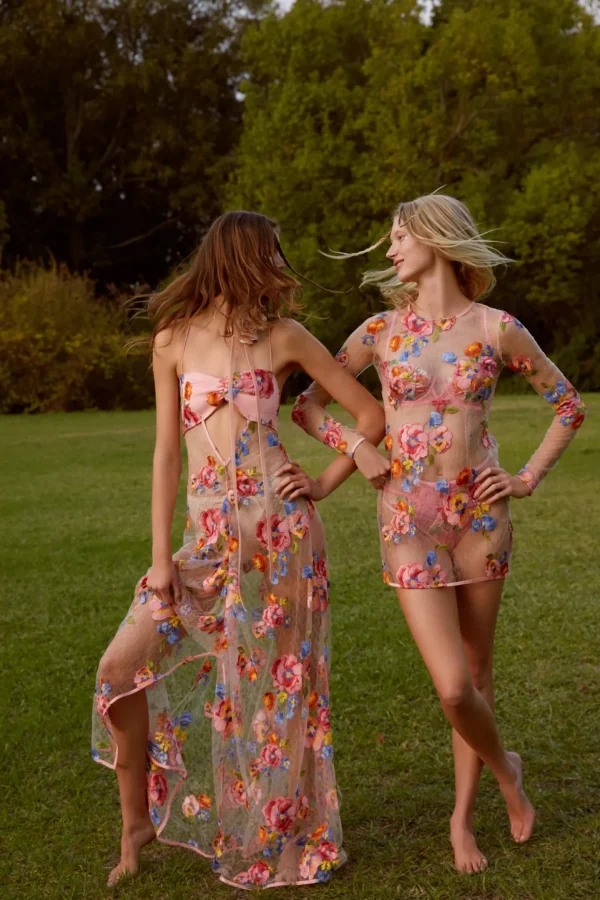 Sale For Love & Lemons Percy Mini Dress Multi