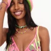 Best For Love & Lemons Petunia Embroidery Underwire Bra Pink