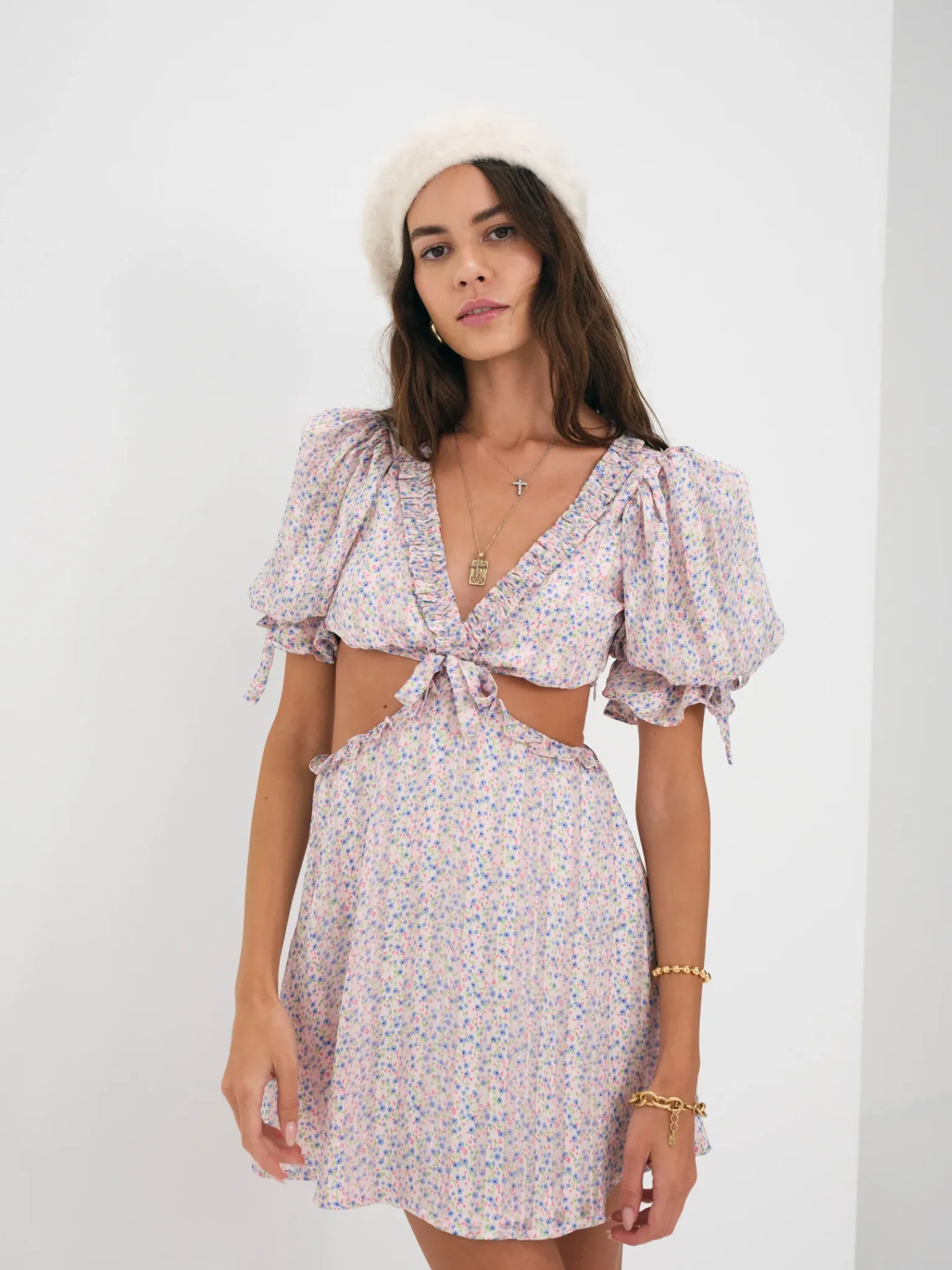 phoebe_mini_dress_0.webp Best For Love & Lemons Phoebe Mini Dress Blue