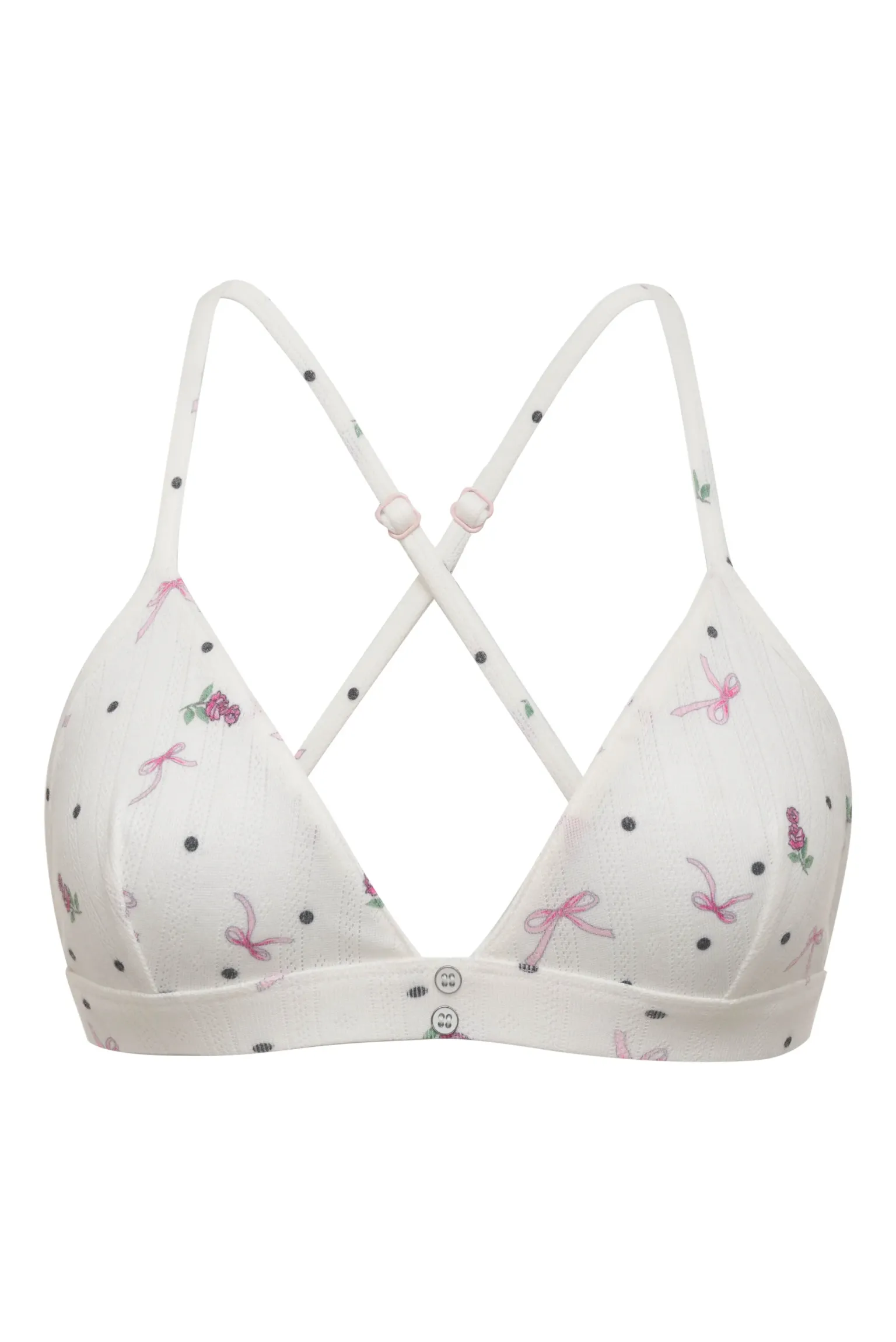 pointelle_bralette__panty_5.webp New For Love & Lemons Pointelle Bralette & Panty Sleep Set White