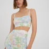 Sale For Love & Lemons Reese Crop Top Multi