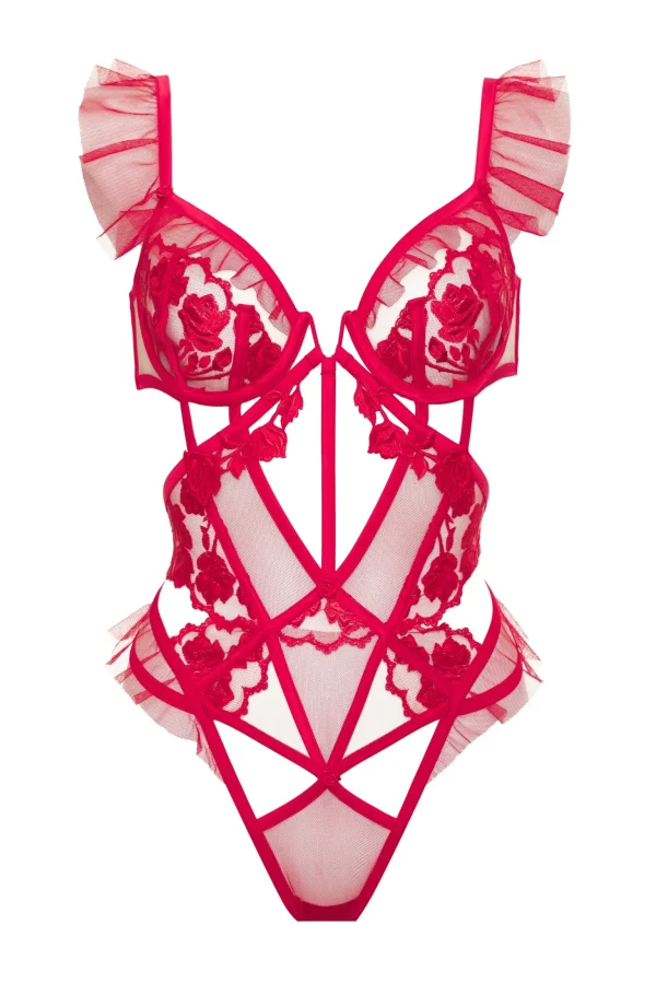 Best For Love & Lemons Romantic Roses Teddy Red