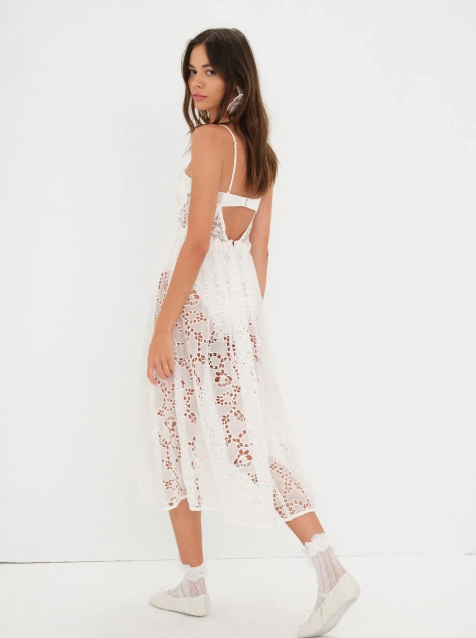 romi_midi_dress_5.webp Clearance For Love & Lemons Romi Midi Dress White