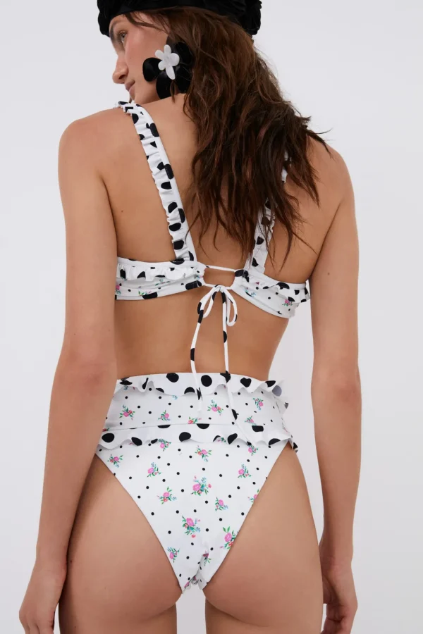 Outlet For Love & Lemons Rosewater Highwaist Bottom White