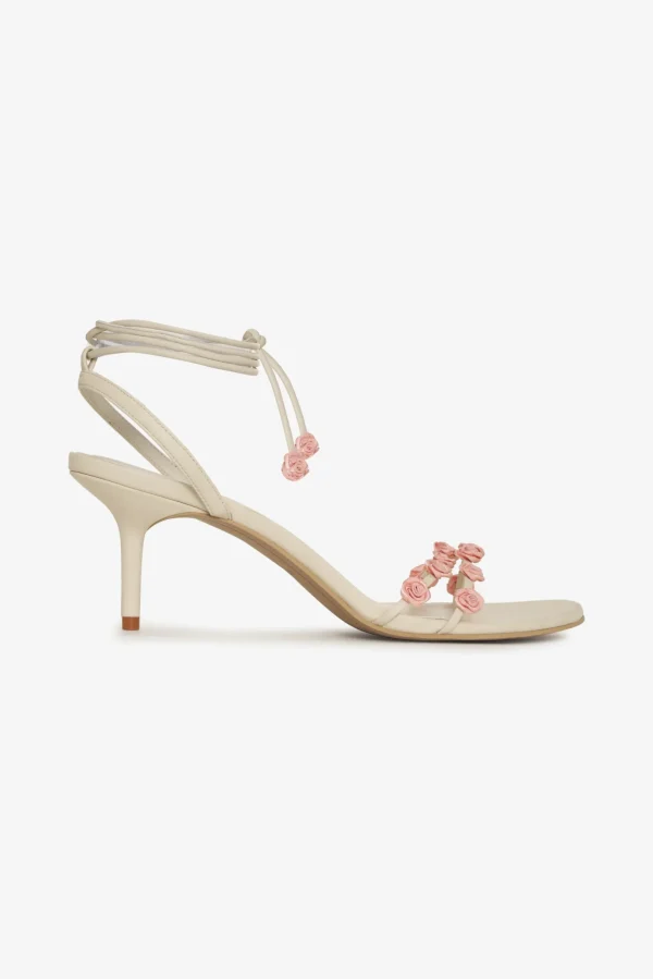Outlet For Love & Lemons Rosie Heels Ivory
