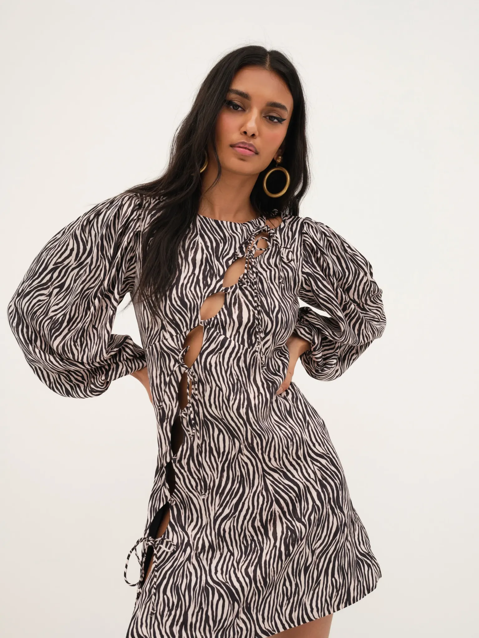 rosita_mini_dress_0.webp Shop For Love & Lemons Rosita Mini Dress Black