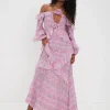 Sale For Love & Lemons Rowan Maxi Dress Pink