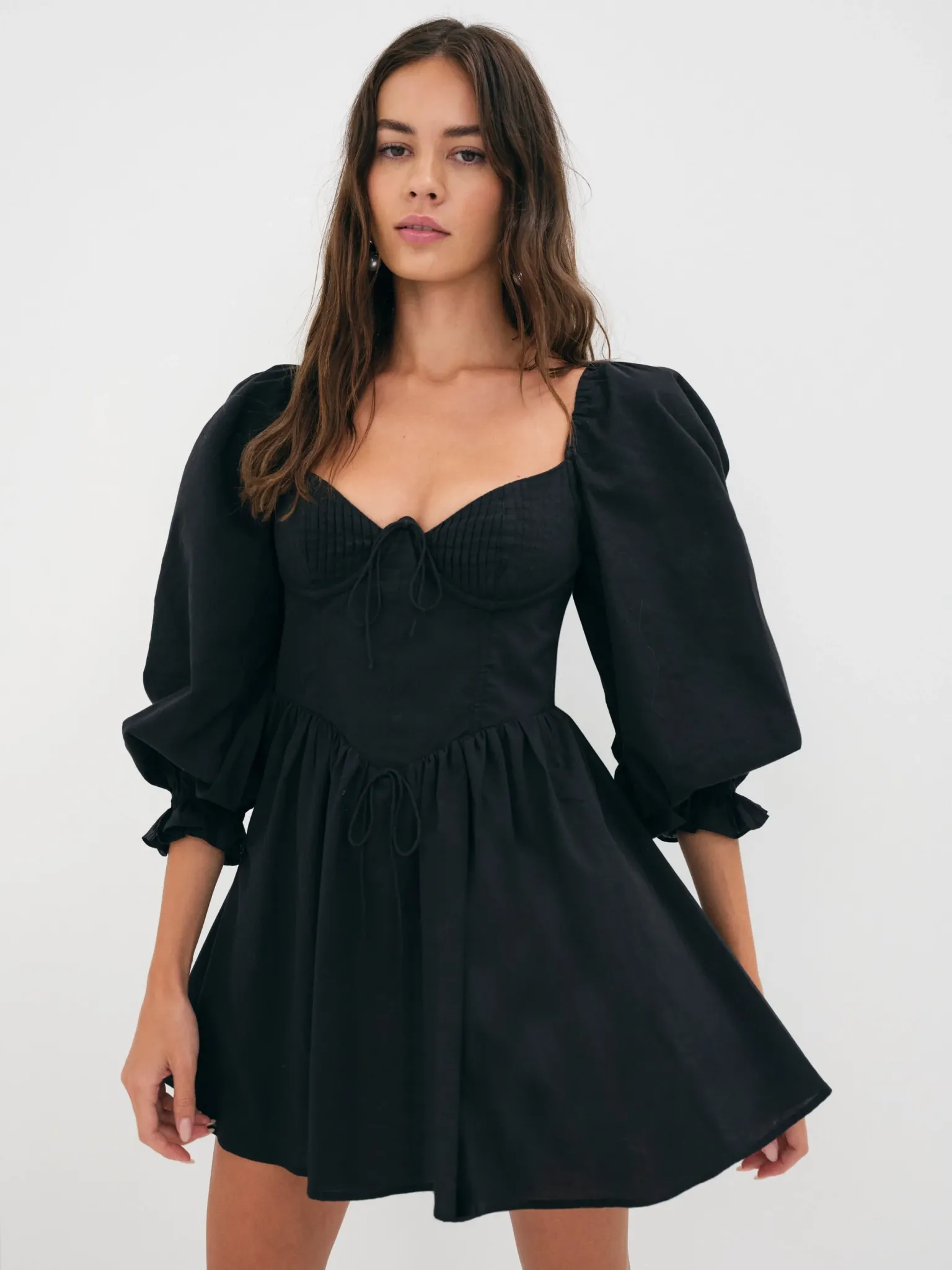 ruth_mini_dress_0.webp Fashion For Love & Lemons Ruth Mini Dress Black