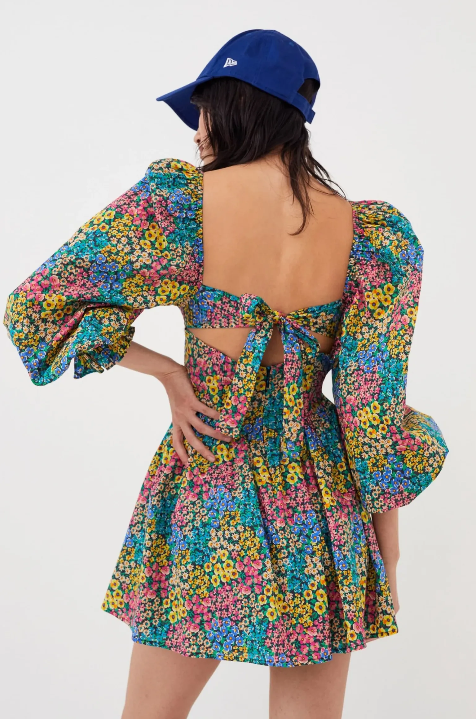 ruth_mini_dress_1-1.webp Online For Love & Lemons Ruth Mini Dress Blue