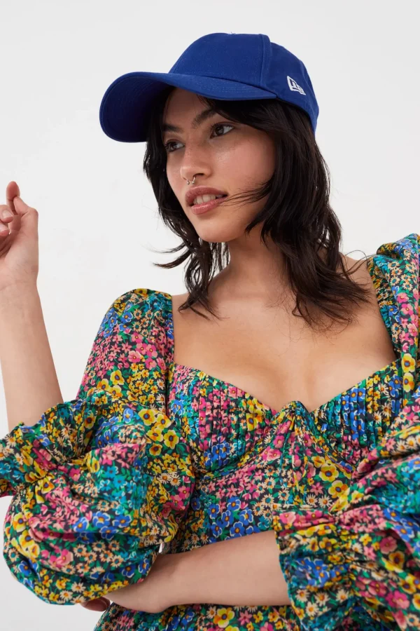 Online For Love & Lemons Ruth Mini Dress Blue