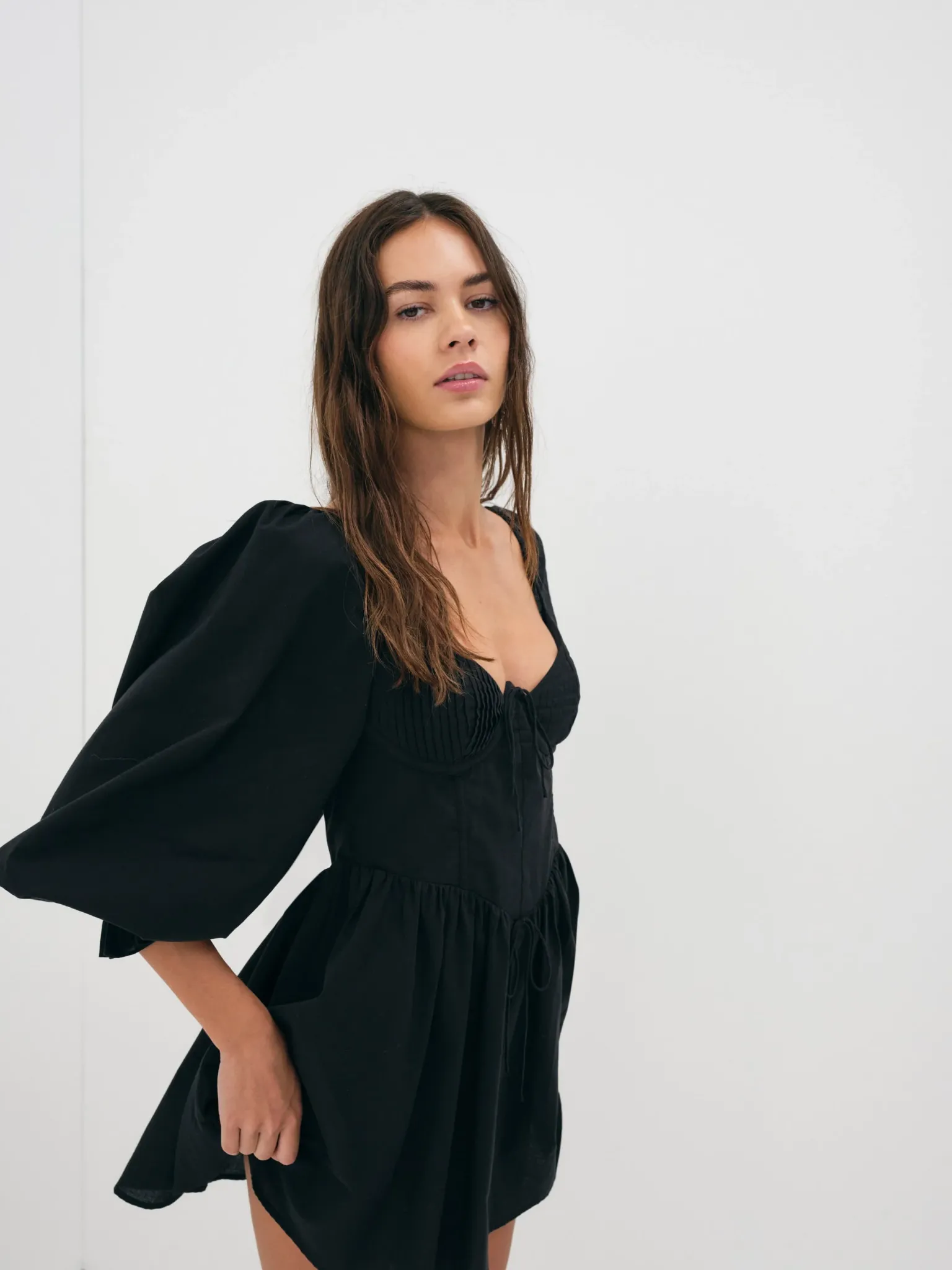 ruth_mini_dress_3.webp Fashion For Love & Lemons Ruth Mini Dress Black