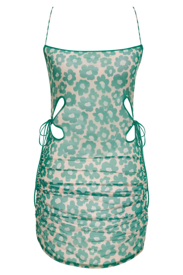 Clearance For Love & Lemons Ryder Mini Coverup Green