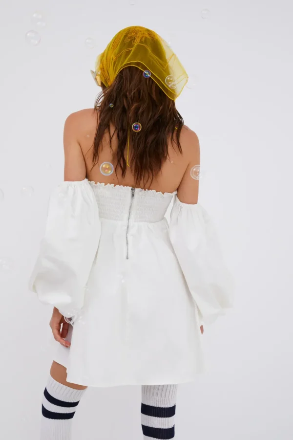 Discount For Love & Lemons Saint Lucia Mini Dress White