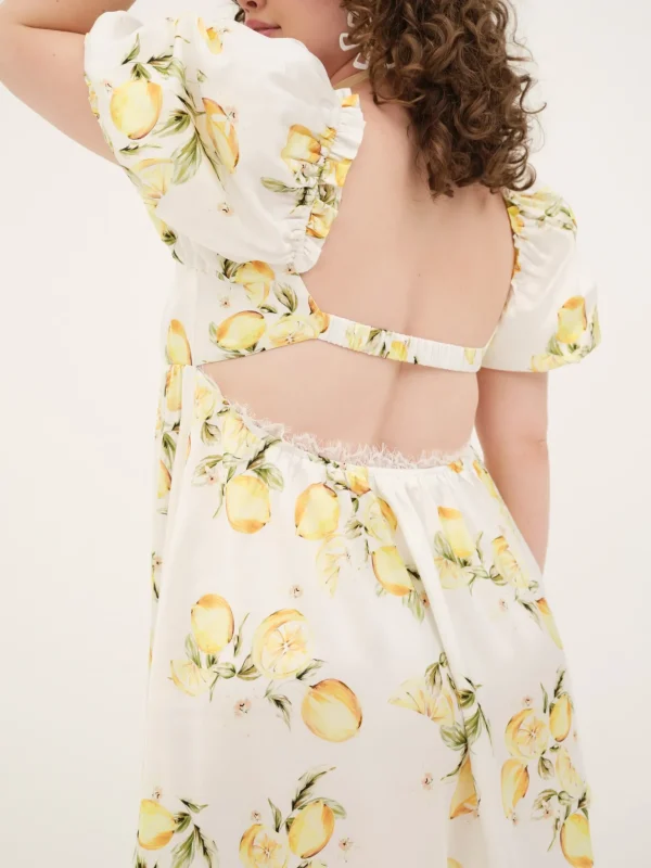 Best Sale For Love & Lemons Serafina Mini Dress Yellow