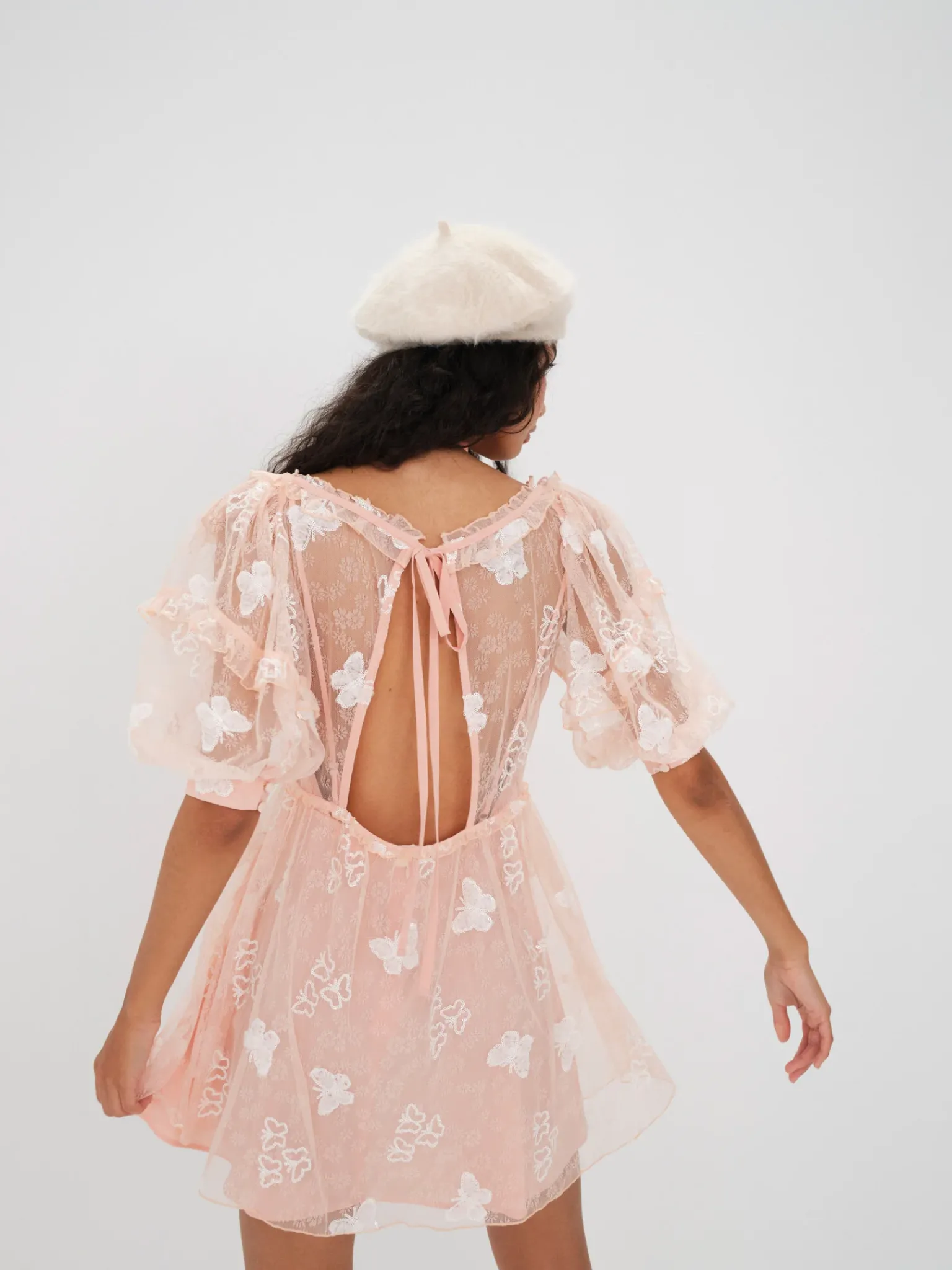 shari_mini_dress_3.webp Online For Love & Lemons Shari Mini Dress Orange