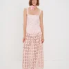 Best For Love & Lemons Silvia Maxi Dress Pink