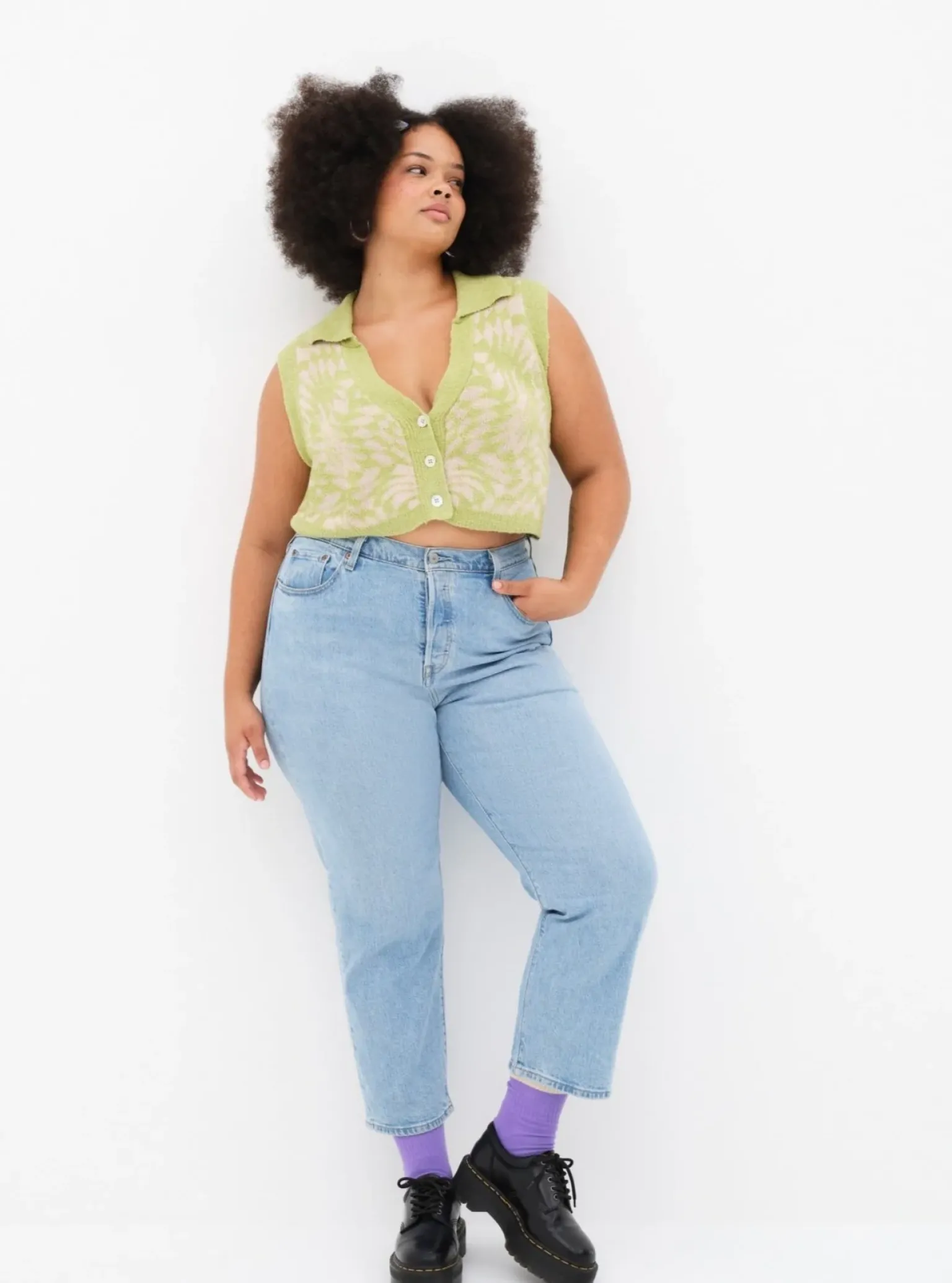 simone_top_5.webp Outlet For Love & Lemons Simone Top Green
