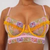 Best Sale For Love & Lemons Sorbet Rose Underwire Bra Purple
