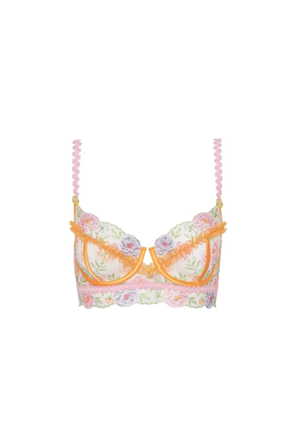 Best Sale For Love & Lemons Sorbet Rose Underwire Bra Purple