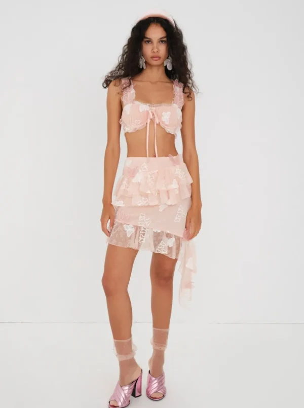 Discount For Love & Lemons Sorcha Bra Top Orange