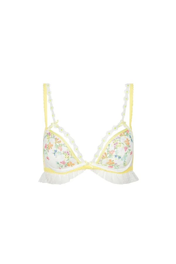 Clearance For Love & Lemons Summer Lovin' Underwire Bra Ivory