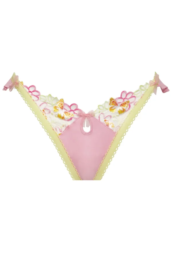 Clearance For Love & Lemons Sunset Butterfly Ruffle Panty Pink