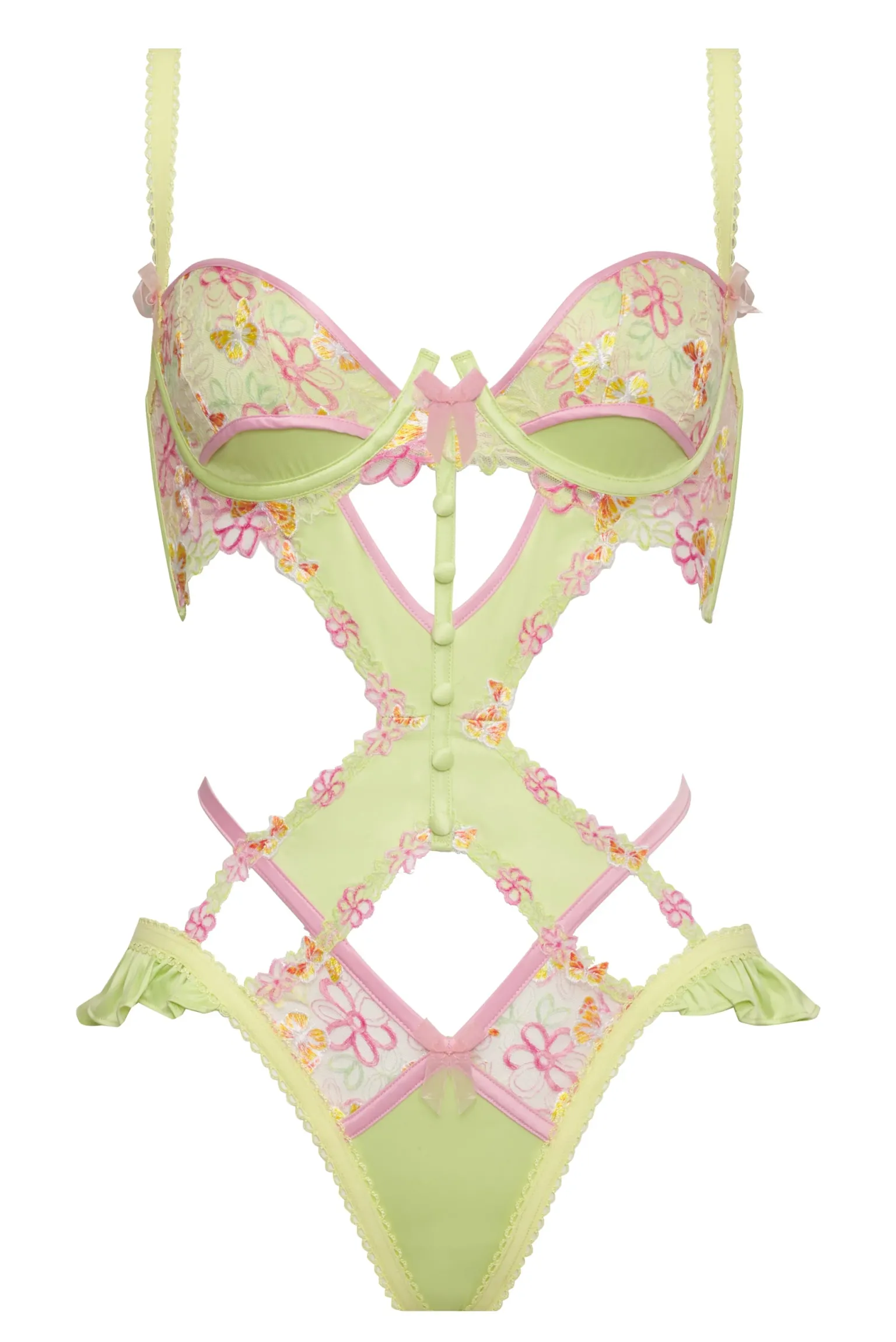 sunset_butterfly_teddy_4.webp Fashion For Love & Lemons Sunset Butterfly Teddy Pink