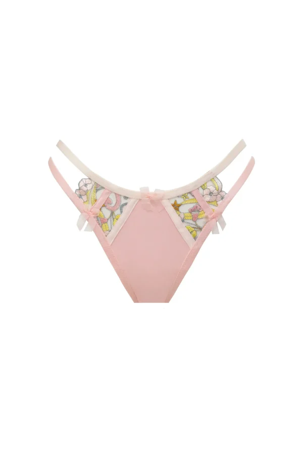 Best Sale For Love & Lemons Swirly Star Cheeky Panty Gold