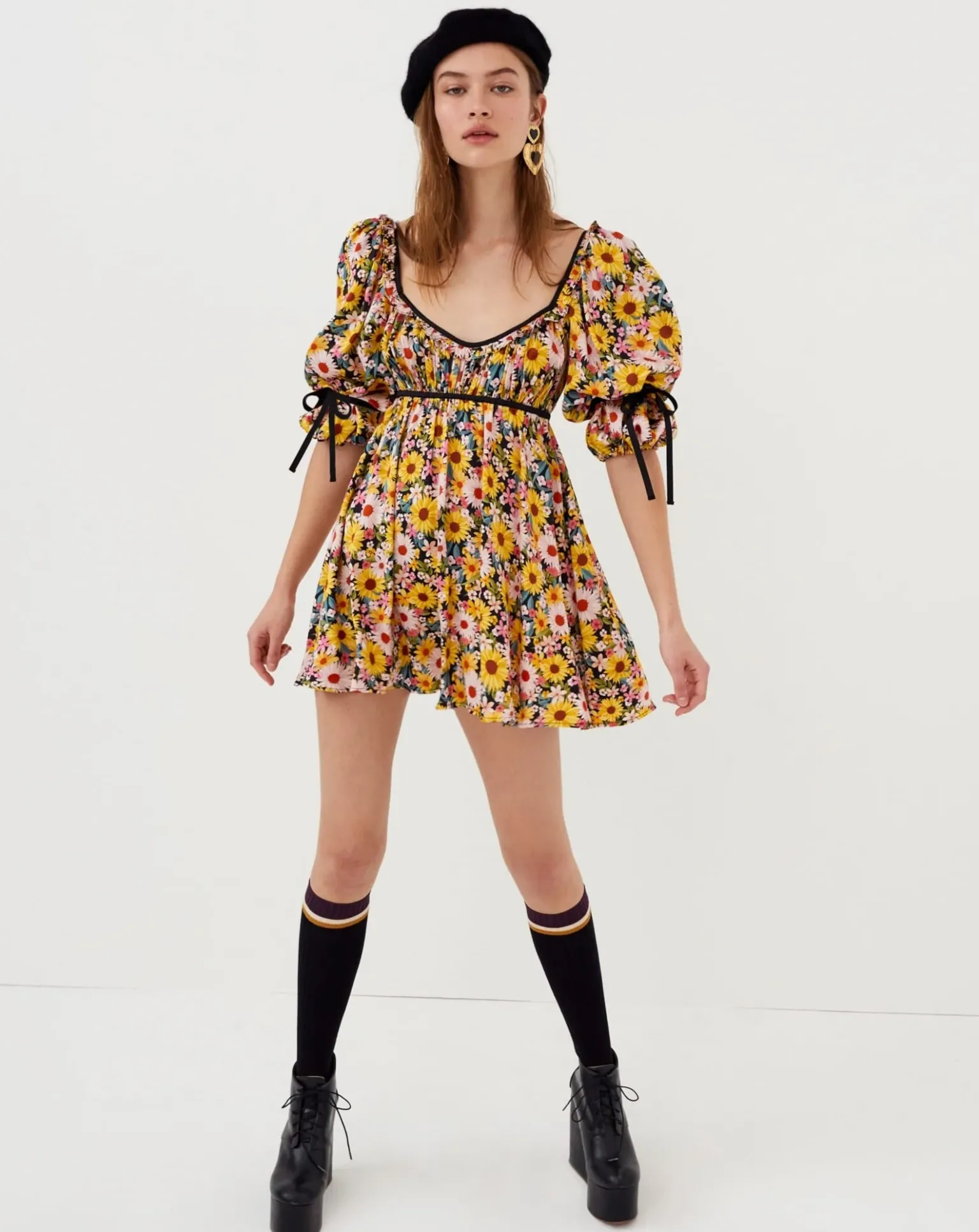 sylvia_mini_dress_2.webp Best For Love & Lemons Sylvia Mini Dress Yellow