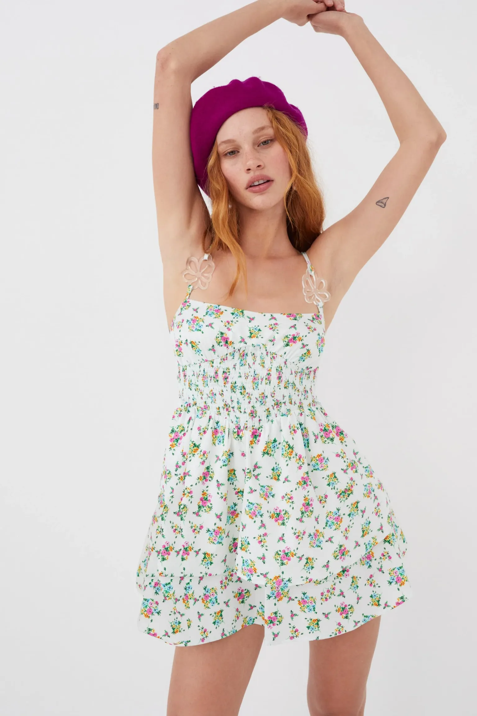 tanya_mini_dress_2.webp Shop For Love & Lemons Tanya Mini Dress Ivory