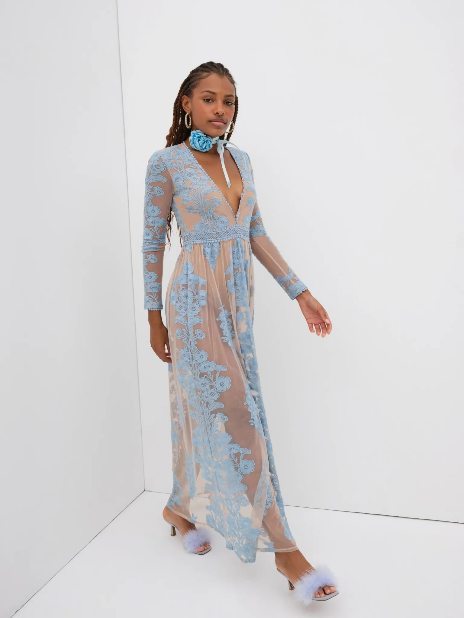 temecula_maxi_dress_2.webp Cheap For Love & Lemons Temecula Maxi Dress Blue