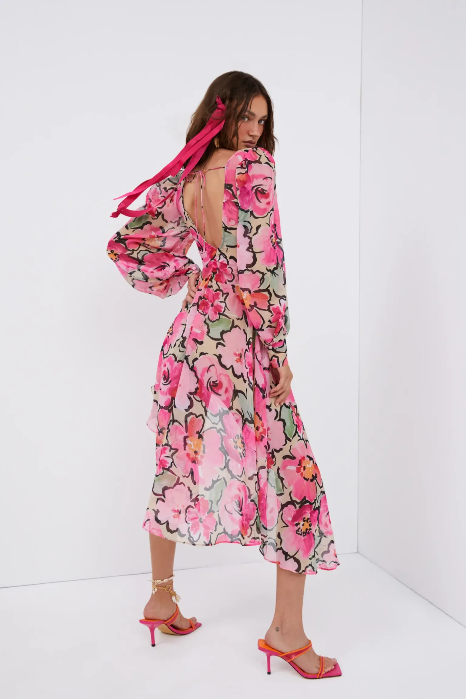 tiana_midi_dress_2-1.webp Hot For Love & Lemons Tiana Midi Dress Pink