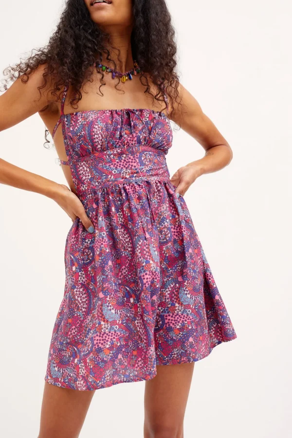 Sale For Love & Lemons Tonya Mini Dress Purple